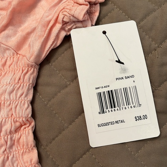 Hurley Pink Smocked Romper/NWT/Various - Picture 8 of 15